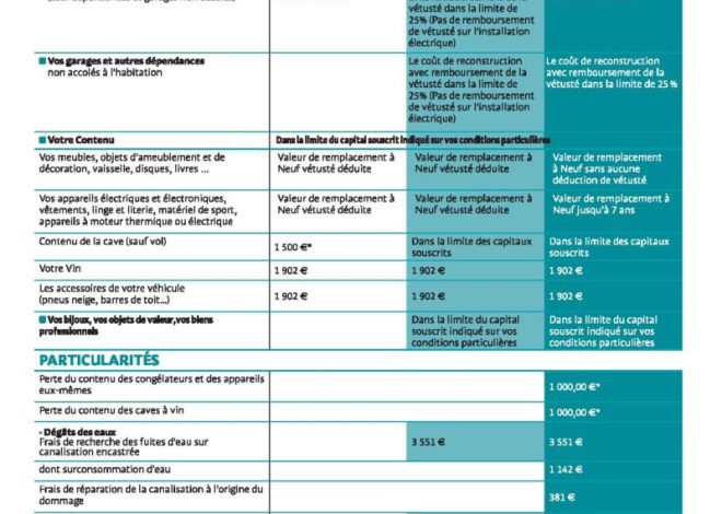 Comprendre les différentes garanties proposées par les assureurs